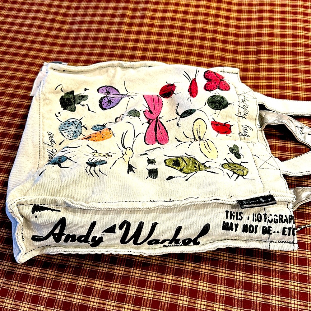 Vintage Loop NYC Andy Warhol Happy Bug Day Tote